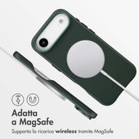 Accezz Cover in Pelle con MagSafe Apple iPhone Air - Cedar Green