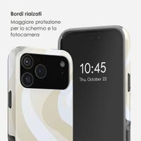 Selencia Cover Posteriore Vivid Apple iPhone 18 Pro - Desert Waves Beige