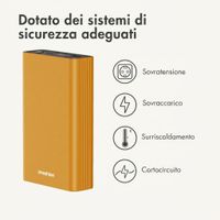 imoshion Powerbank in alluminio Ultra Series 20.000 mAh - Ricarica rapida fino a 33 watt - Oro