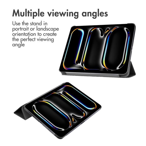 imoshion Cover a libro Trifold Apple iPad Pro 13 (2025) M5 / (2024) M4 - Nero