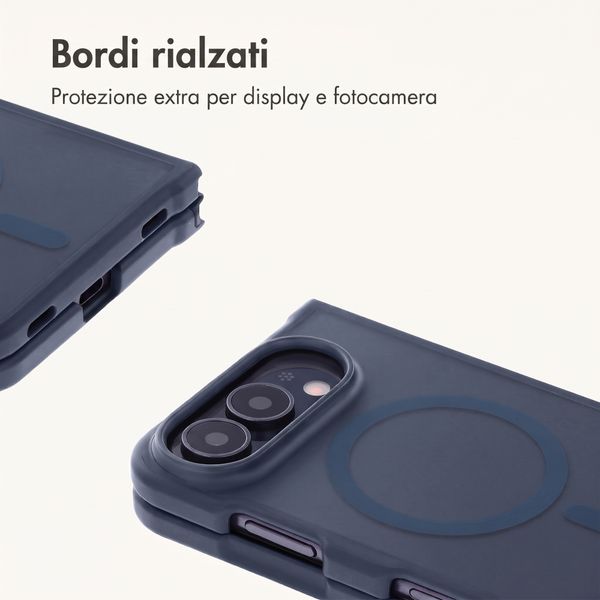 imoshion Cover posteriore Color Guard con MagSafe Apple iPhone Duo - Blu scuro