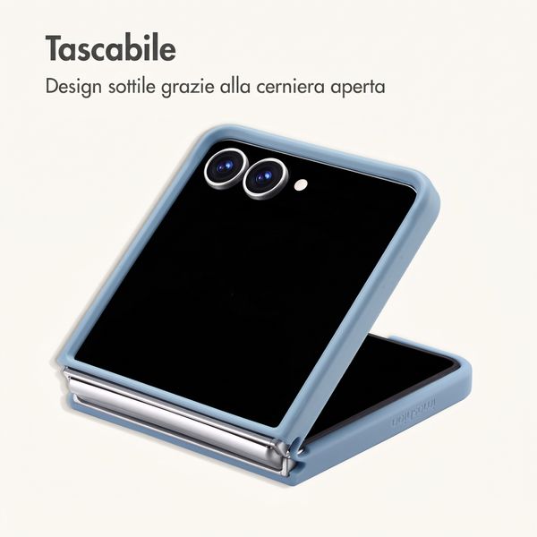 imoshion Cover posteriore Color Guard con MagSafe Samsung Galaxy Z Flip 8 - Azzurro