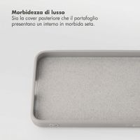 Selencia Libreria rimovibile Olyn con MagSafe Samsung Galaxy A57 (5G) - Grigio