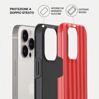 Burga Cover Posteriore Resistente con MagSafe Apple iPhone 14 Pro - Pomegranate