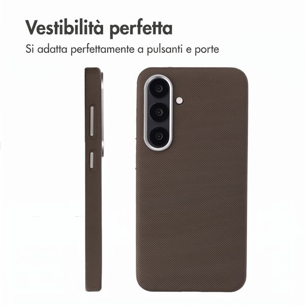 Accezz Cover Mesh con MagSafe Samsung Galaxy S25 / S24 - Marrone