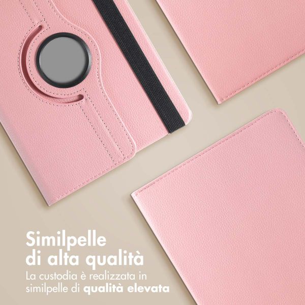 imoshion Cover Girevole a 360° Samsung Galaxy Tab S9 11.0 pollici / S10 Lite / S10 FE / S9 FE 10.9 pollici - Rosa
