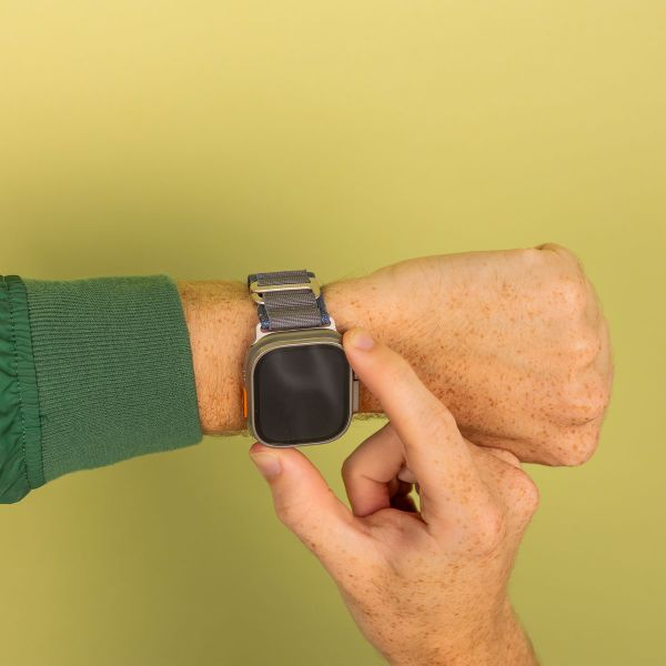 imoshion Cinturino in nylon Alpine Apple Watch | 44/45/46/49 mm - Blu