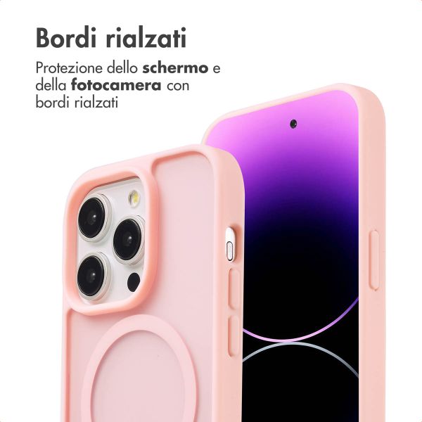 imoshion Cover posteriore Color Guard con MagSafe Apple iPhone 14 Pro - Rosa chiaro
