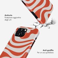 Selencia Cover posteriore Vivid con MagSafe Apple iPhone 16 Pro Max - Dream Swirl Orange