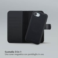 Selencia Libreria rimovibile Olyn con MagSafe Apple iPhone 17e / 16e - Nero
