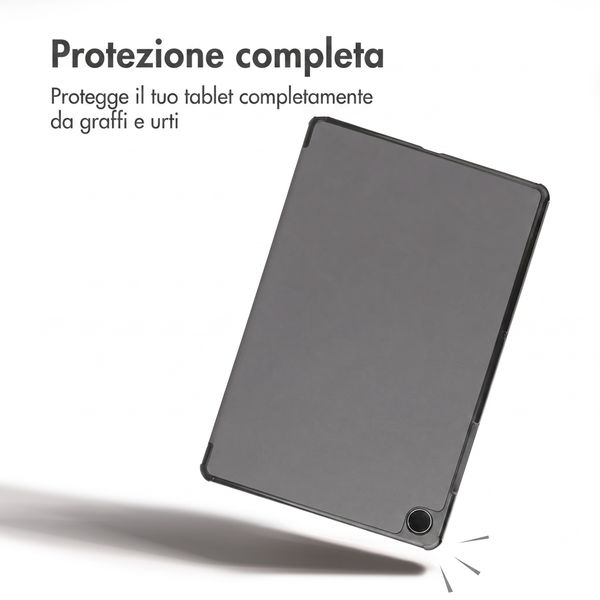 imoshion Cover a libro Trifold Samsung Galaxy Tab A9 Plus - Grigio
