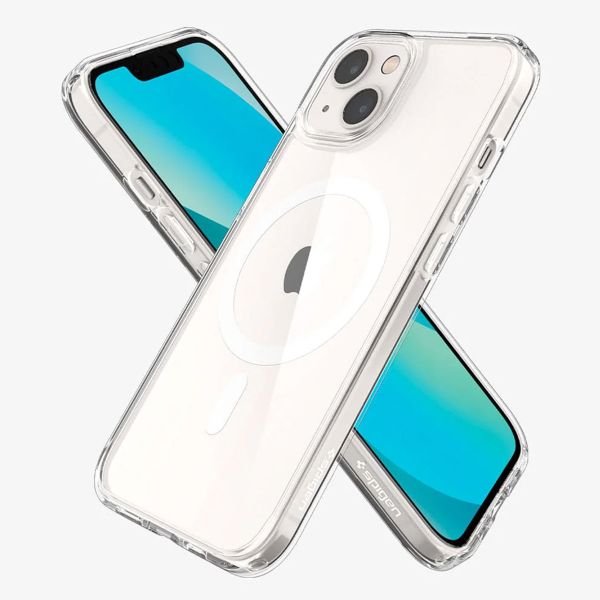 Spigen Cover Posteriore Ultra Ibrida con MagSafe Apple iPhone 13 - White