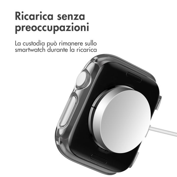 imoshion Cover rigida integrale lucida Apple Watch 1 / 2 / 3 - 38 mm - Argento