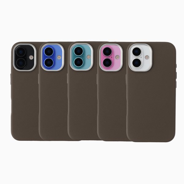 Accezz Cover Mesh con MagSafe Apple iPhone 16 - Marrone