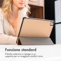 imoshion Cover a libro Trifold Apple iPad Air 11 pollici (2026) M4 / (2025) M3 / (2024) M2 / Air 5 (2022) / Air 4 (2020) - Oro