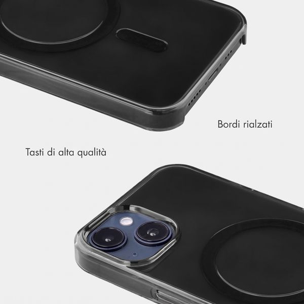 Accezz Lite custodia posteriore con MagSafe Apple iPhone 13 - Smokey Clear