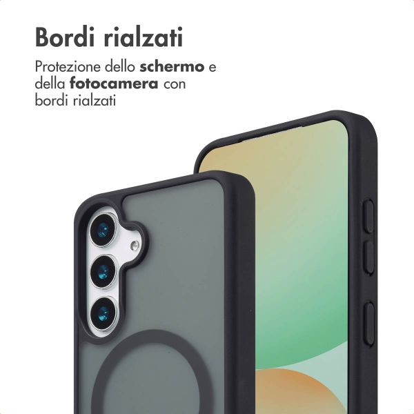 imoshion Cover posteriore Color Guard con MagSafe Samsung Galaxy S25 Plus - Nero