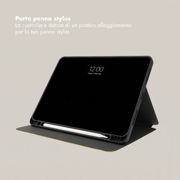 Selencia Cover per tablet Vivid Apple iPad 11 (2025) 11 pollici A16 / iPad 10 (2022) 10.9 pollici - Chalky Bloom