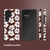Selencia Cover posteriore Vivid con MagSafe Samsung Galaxy S26 Ultra - Choco Flower Pop