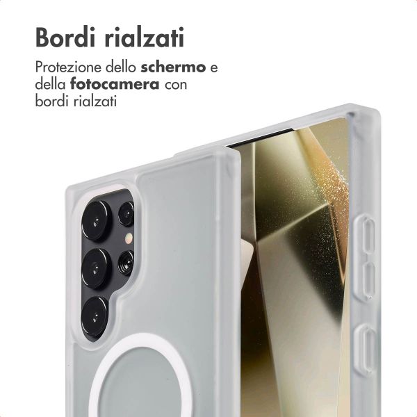 imoshion Cover posteriore Color Guard con MagSafe Samsung Galaxy S24 Ultra - Bianco