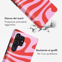 Selencia Cover posteriore Vivid con MagSafe Samsung Galaxy S25 Ultra - Dream Swirl Pink