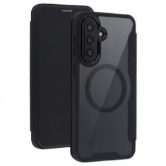 imoshion Bookcase trasparente con MagSafe Samsung Galaxy A57 (5G) - Nero