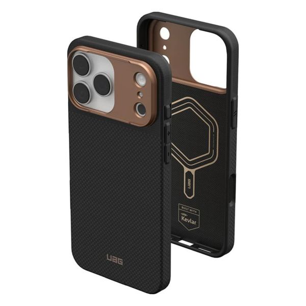 UAG Fibr Armr Kevlar MagSafe Cover Apple iPhone 17 Pro - Graphite / Bronze
