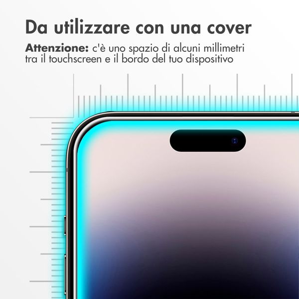 Accezz Vetro temperato, confezione da 2 Apple iPhone 15 Plus / 15 Pro Max / 16 Plus