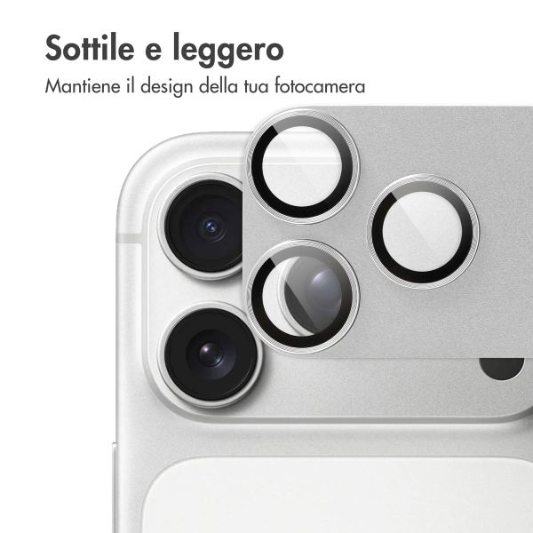 imoshion Protezione fotocamera in Vetro 2 Pezzi Apple iPhone 17 Pro - Silver