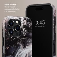 Selencia Cover posteriore Vivid con MagSafe Apple iPhone 16 Pro - Chic Marble Black