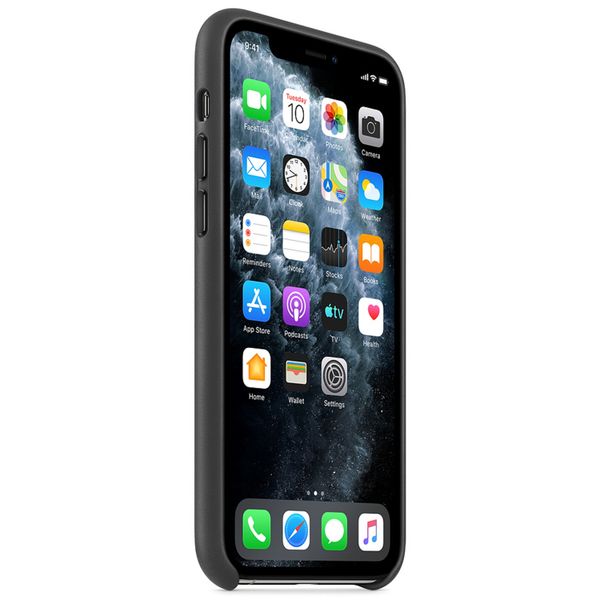 Apple Cover in Pelle iPhone 11 Pro - Black