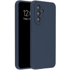 Accezz Cover Posteriore in Silicone Liquido Samsung Galaxy A57 (5G) - Blu scuro