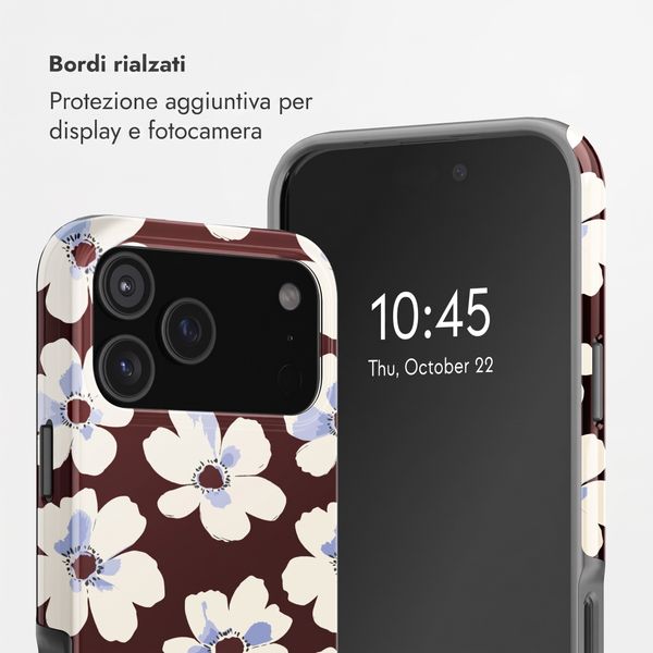 Selencia Cover Posteriore Vivid Apple iPhone 17 Pro - Choco Flower Pop