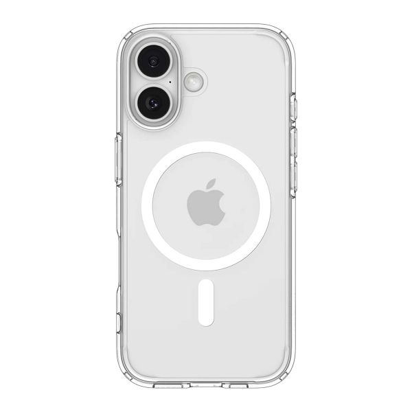 Spigen Cover Posteriore Ultra Ibrida con MagSafe Apple iPhone 17 - Clear / White