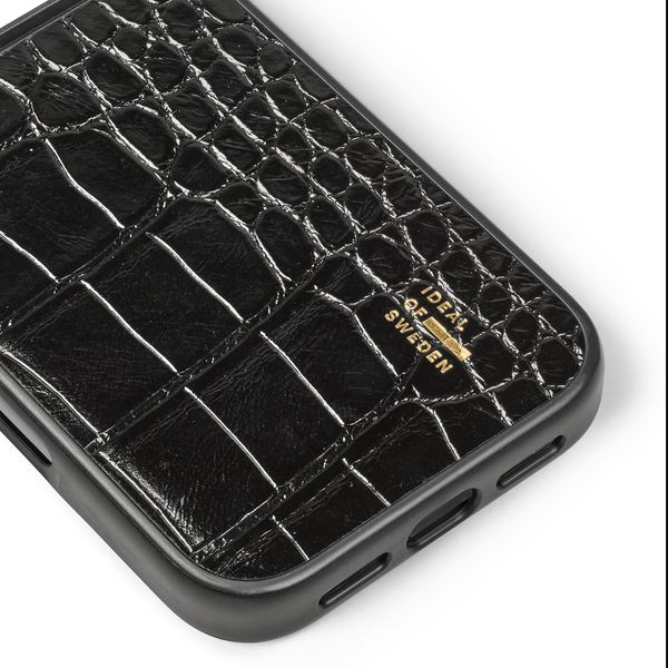 iDeal of Sweden Cover posteriore in pelle vegana MagSafe Apple iPhone 18 Pro / 17 Pro - Black Croco