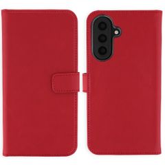 Selencia Cover a libro in vera pelle Samsung Galaxy A57 (5G) - Rosso
