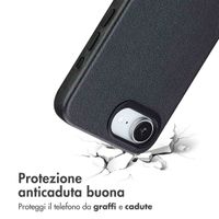 Accezz Cover in Pelle con MagSafe Apple iPhone 17e / 16e - Onyx Black