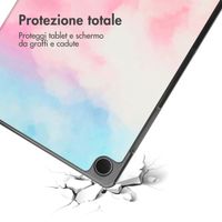 imoshion Cover Trifold Design Samsung Galaxy Tab A11 Plus / A9 Plus - Sky