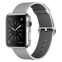 Apple Cinturino in nylon intrecciato Apple Watch | 38/40/41/42 mm - White Pearl