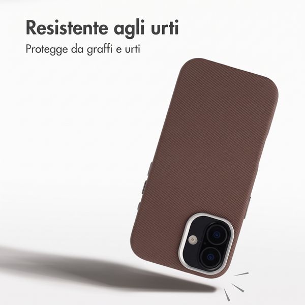 Accezz Cover Mesh con MagSafe Apple iPhone 17 - Marrone
