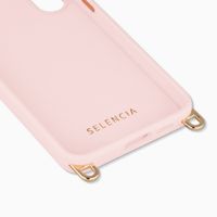 Selencia Cover posteriore Rivièra con MagSafe con ganci rimovibili Samsung Galaxy S25 FE - Sorbet Pink