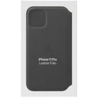 Apple Cover a libro in Pelle con Chiusura Apple iPhone 11 Pro - Nero
