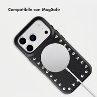 Selencia Cover posteriore Studs con MagSafe Apple iPhone 17 Pro Max - Velvet Black