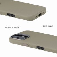 Accezz Cover Mesh con MagSafe Apple iPhone 16 - Grigio scuro