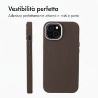 Accezz Cover Mesh con MagSafe Apple iPhone 14 / 13 - Marrone