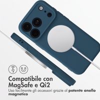 imoshion Cover Posteriore Colorata con MagSafe Apple iPhone 18 Pro Max / 17 Pro Max - Blu scuro