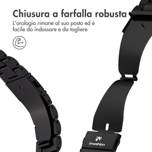 imoshion Cinturino in acciaio Apple Watch | 38/40/41/42 mm - Nero