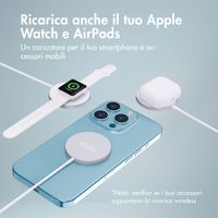 Accezz Caricatore wireless USB-C - Caricatore wireless MagSafe - 1 metro - Bianco