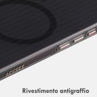 Accezz Cover Lite con MagSafe | Fluted | Apple iPhone 16 - Nero