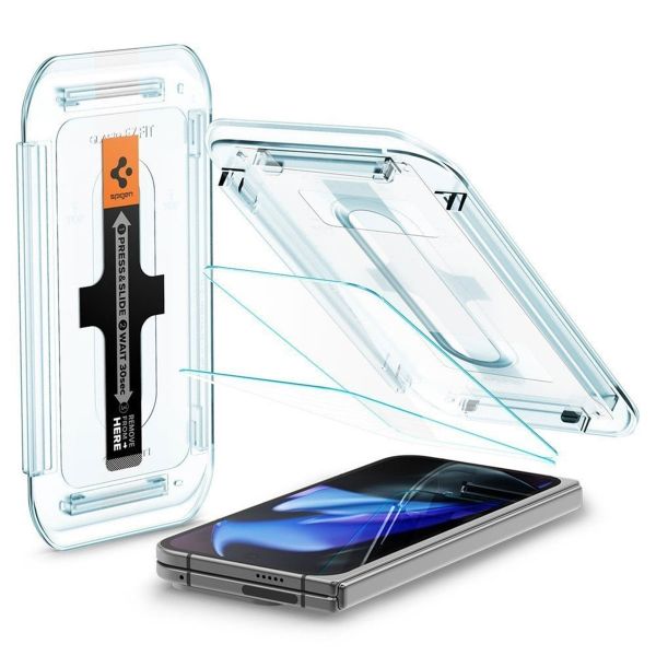 Spigen Vetro temperato GLAStR EZ Fit, confezione da 2 + Applicatore Google Pixel 9 Pro Fold